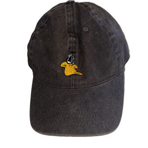 Black Cap with Yellow Embroidery, Daffy Duck, Adult